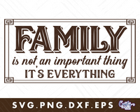 Family Is Not An Important Thing