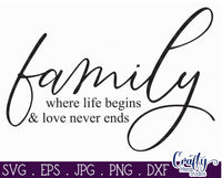 Family | Life Begins And Love Never Ends