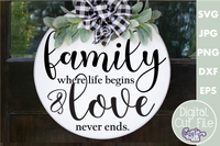 Farmhouse Round Home Sign Bundle #1