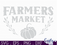 Farmers Market Round Svg