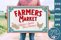 Farmers Market Sign Svg File