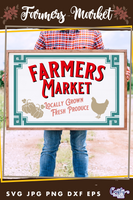 Farmers Market Sign Svg File