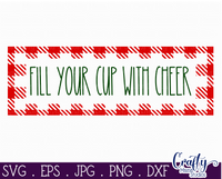 Fill Your Cup With Cheer Kitchen Christmas