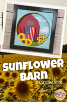 Sunflower Barn 3D Shadow Box File