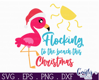 Flocking To The Beach | Beach Christmas