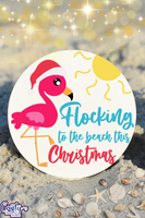 Flocking To The Beach | Beach Christmas