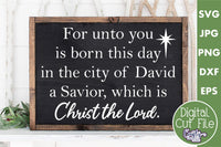 Unto You Is Born Christ The Lord