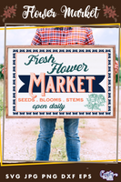 Fresh Flower Market Svg File