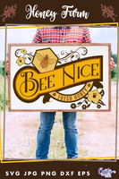 Fresh Honey Farm Sign Svg File