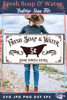 Fresh Soap And Water Vintage Svg File