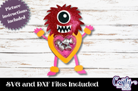 Valentine Monster Candy Dome Bundle File