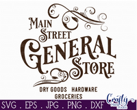 General Store Round Svg