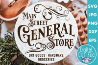 General Store Round Svg