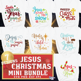 Jesus Christmas Svg Bundle