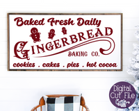 Gingerbread Baking Co Svg