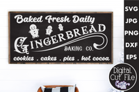 Gingerbread Baking Co Svg