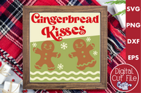 Gingerbread Kisses Christmas Sign