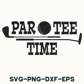 Par Tee Time, Golf Cut File