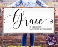 Grace Sign Svg