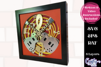 Guitar 3D Shadow Box File