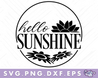 Hello Sunshine Svg