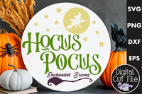 Hocus Pocus Round Svg