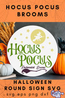 Hocus Pocus Round Svg