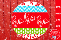 Ho Ho Ho Mix And Match Round SVG