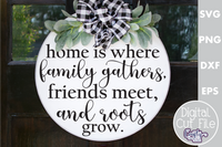 Farmhouse Round Home Friendship Sign Bundle