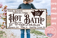 Hot Bath Vintage Svg File