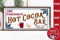 Hot Cocoa Bar Vintage Christmas Sign