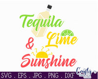 Tequila Lime and Sunshine Svg