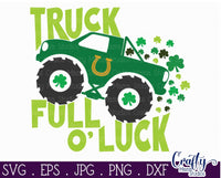 Truck Full Of Luck, Monster Truck Svg