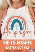 He Is Risen Svg, Christian Easter