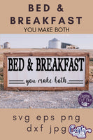 Bed And Breakfast Svg