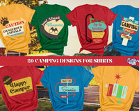 Retro Camping Svg Bundle