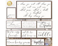 Farmhouse Love Sign Bundle