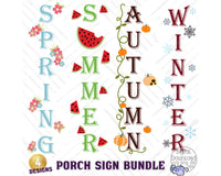 Seasons Porch Sign Svg Bundle