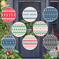 Ugly Christmas Sweater Round Svg Bundle