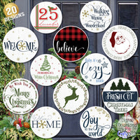 Christmas Round Sign Bundle 2