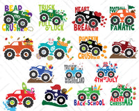 Monster Truck Svg Bundle