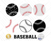 Baseball Svg, Distressed Baseball, Bundle