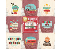 Retro Camping Svg Bundle