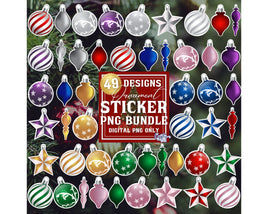 Christmas Ornament Stickers