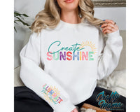 Create Sunshine, Illuminate The World Png