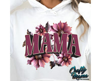 Mama Pink Flowers Png