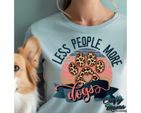 Less People More Dogs Paw Png