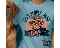 Less People More Dogs Paw Png