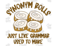 Synonym Rolls Just Like Grammar Png