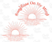 Sunshine On My Mind Png